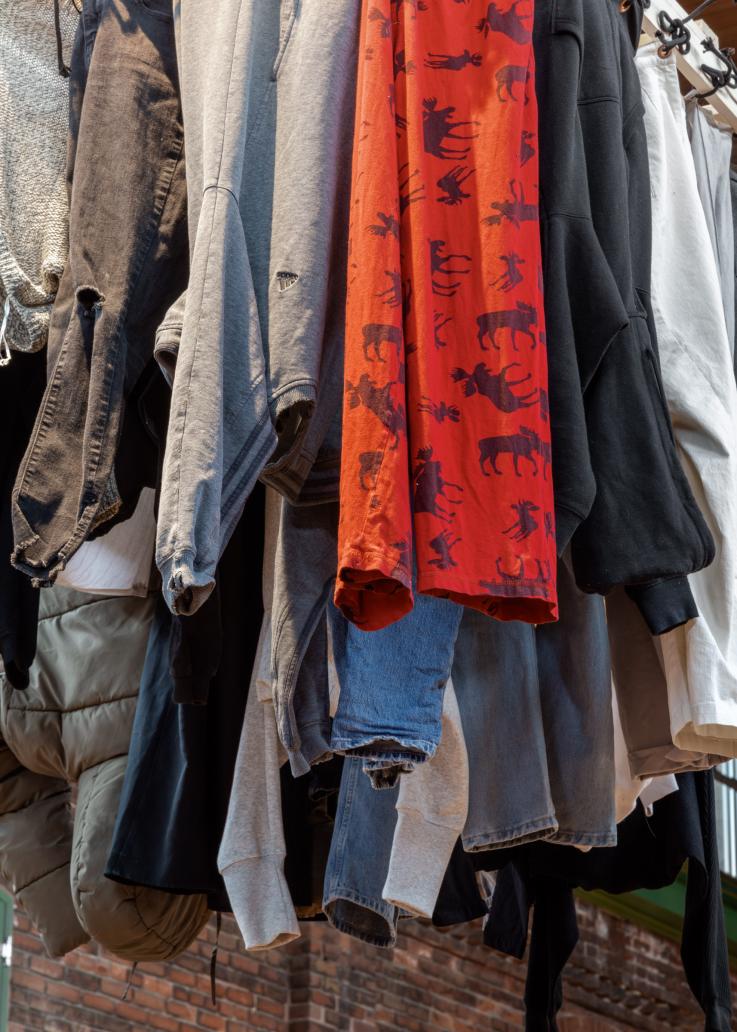 Close up of Textile Installation at Soulpepper by Camila Salcedo 
