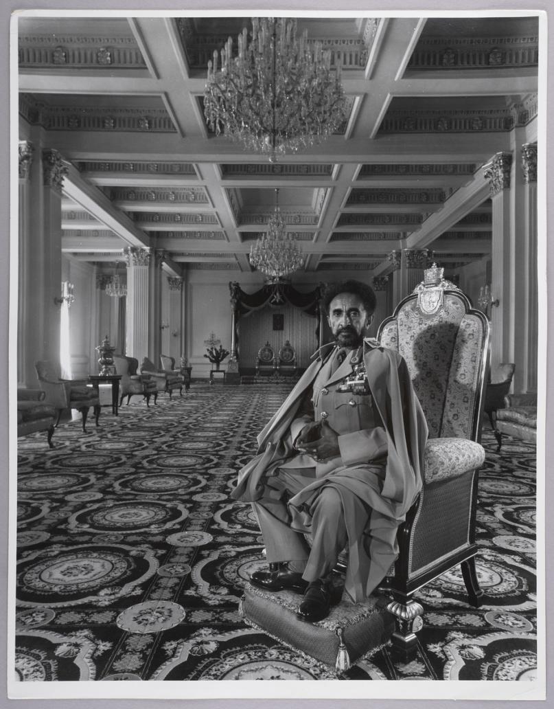 Arnold Newman. Emperor of Ethiopia Haile Selassie