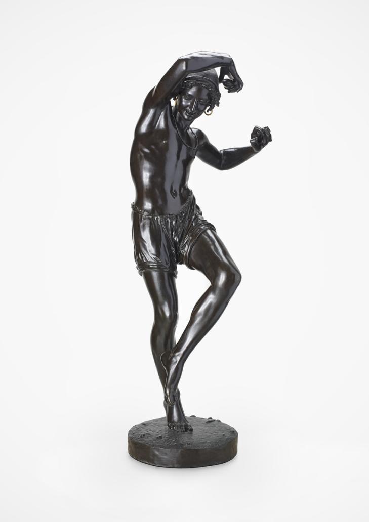 An image of Francisque-Joseph Duret's statue Fisher-boy Dancing the Tarantella.