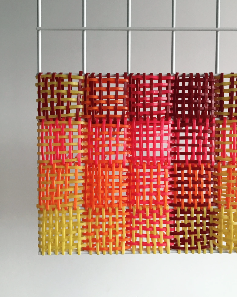 An image of Laura Carwardine's wokr Zip Tie Tapestry