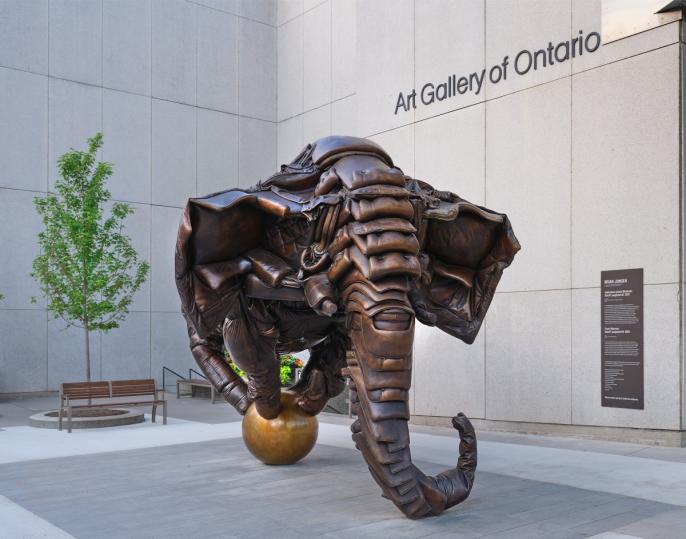 Bronze, stainless steel.