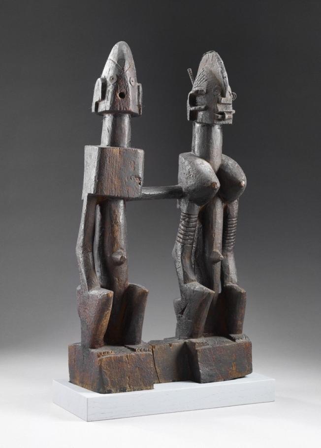 image of a sculpture by the Dogon peoples, possibly 19th century or earlier