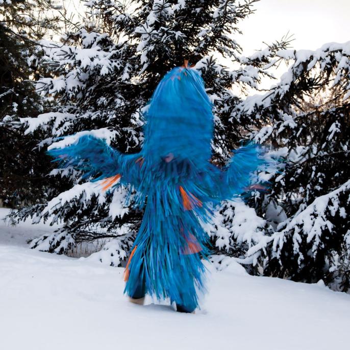 Meryl McMaster (b. 1988), Wind Play, 2012. A photo by Meryl McMaster.
