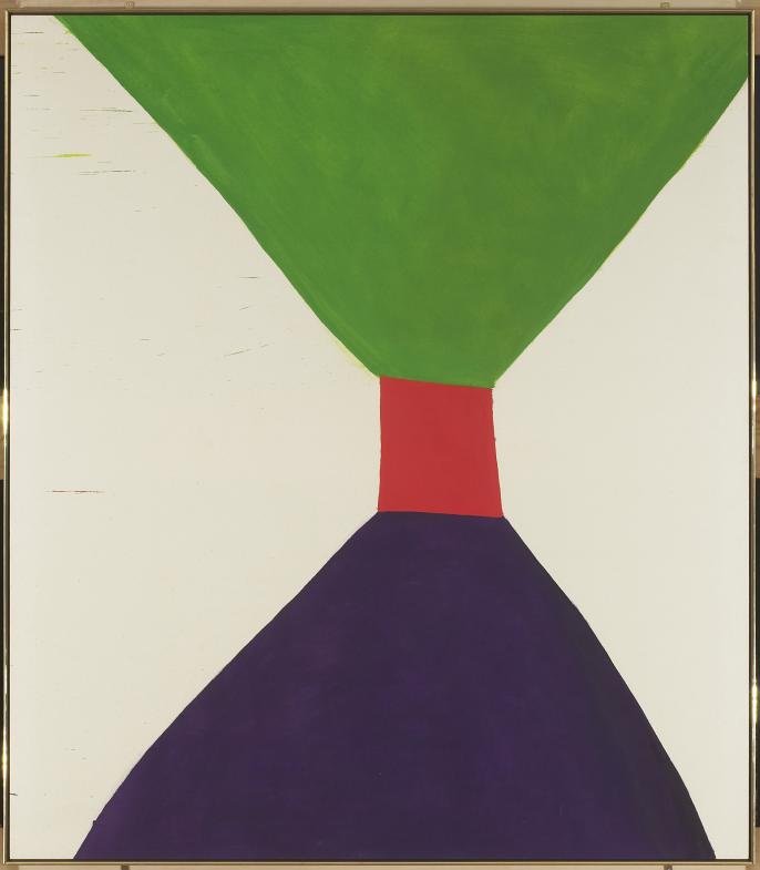 Jack Bush. Green and Purple