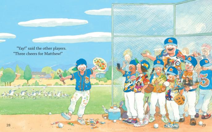 illustration by Michael Martchenko from Teamwork, text © 2020 Bob Munsch Enterprises Ltd