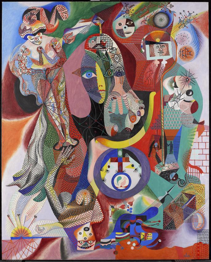 Alfred Pellan. Femme d'une pomme