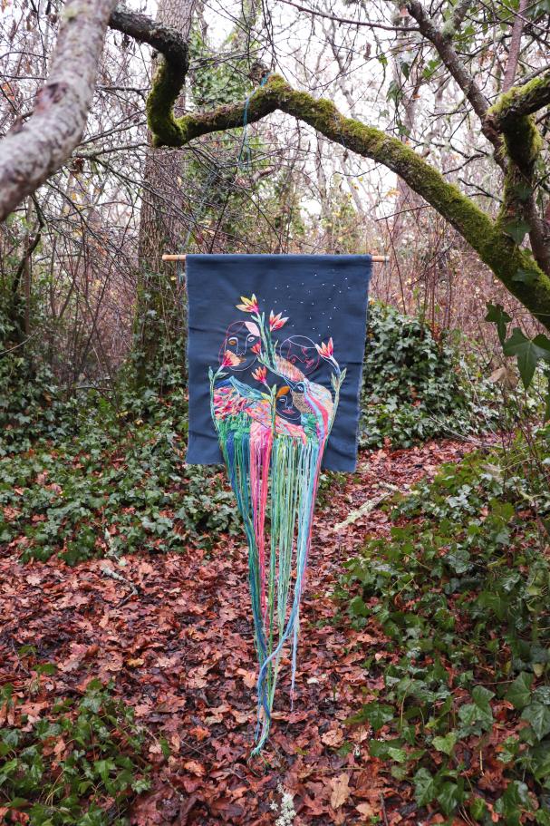 An image of artist Katy Biele's artwork Something to Hang on To