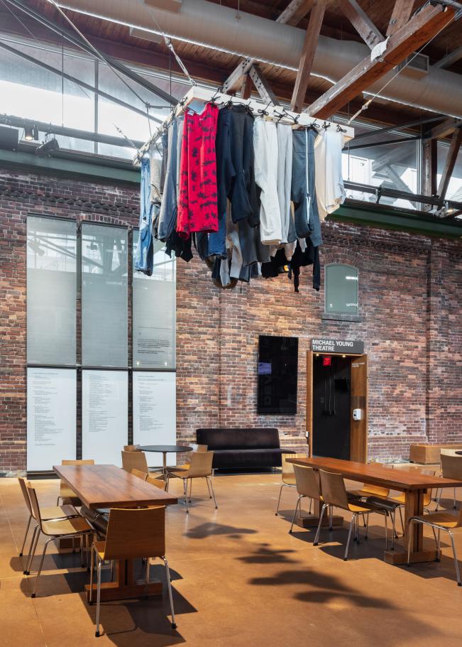 Textile Installation at Soulpepper Theatre by Camila Salcedo