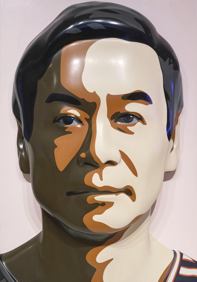 bold portrait of Canadian designer George Yabu