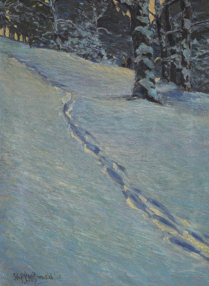 J.E.H. MacDonald. Morning after Snow, High Park