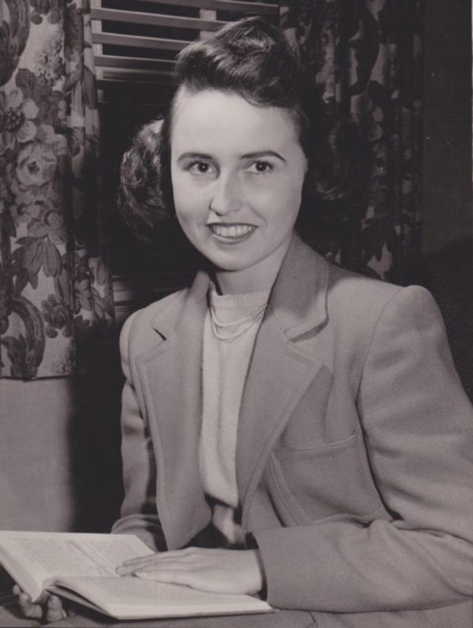 Jeanne Wormith as a University of Toronto student in the early 1940s.