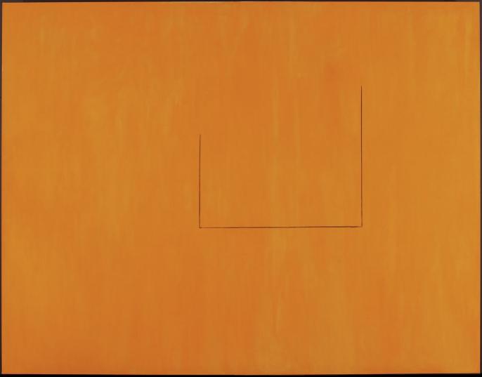 Robert Motherwell. Open No. 37A: In Orange