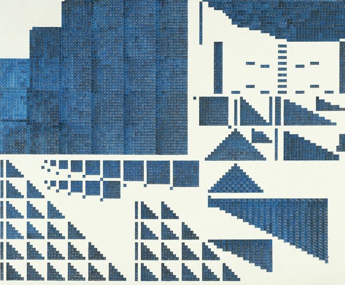 Kazuo Nakamura. Number Structure II, 1984.