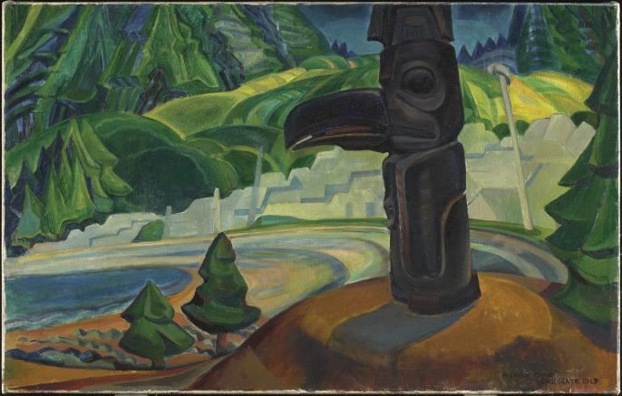 Emily Carr. Skidegate, 1928