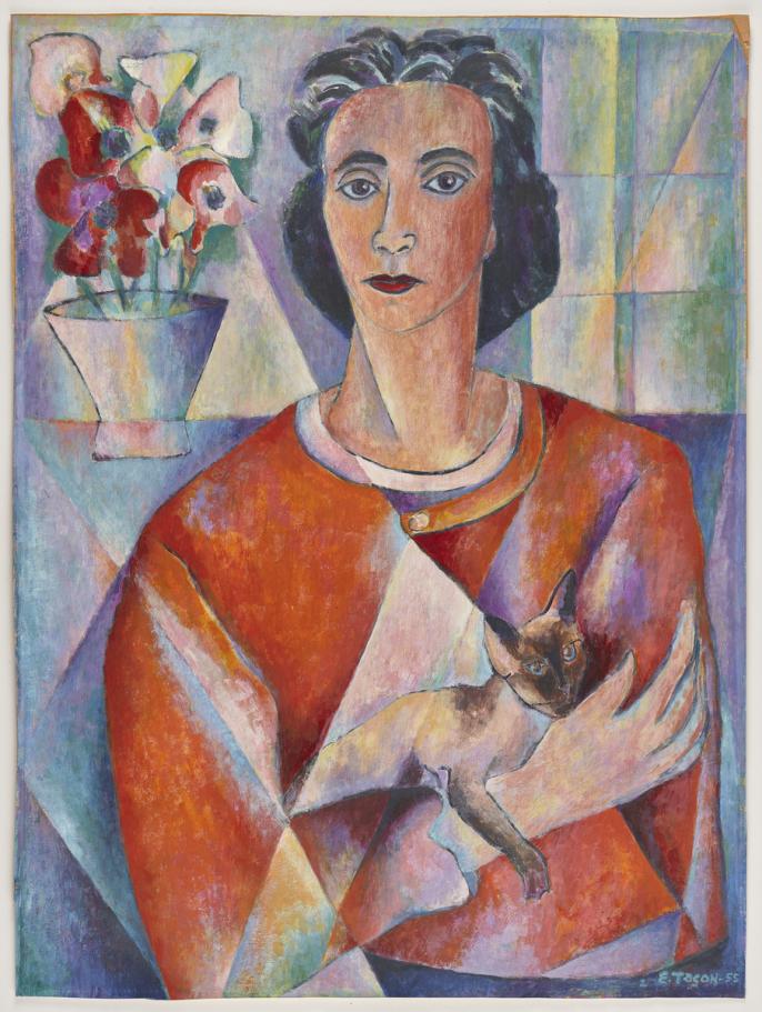 Edna Taçon. Self‐portrait