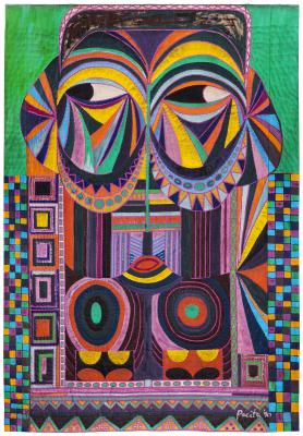 Pacita Abad's European Mask (1990)