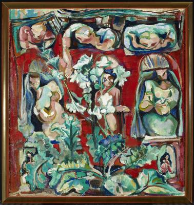An image of Pegi Nicol MacLeod's painting Pegi Nicol MacLeod. Untitled, c. 1940.
