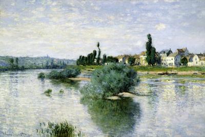 Claude Monet. The Seine at Lavacourt