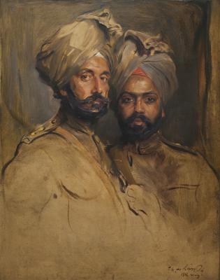 Philip Alexius de László, Risaldar Jagut Sineli and Risaldar Man Singh