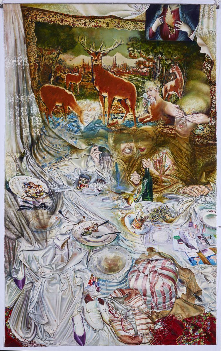 Torn Heart by Natalka Husar (an oil on linen painting by Natalka Husar)