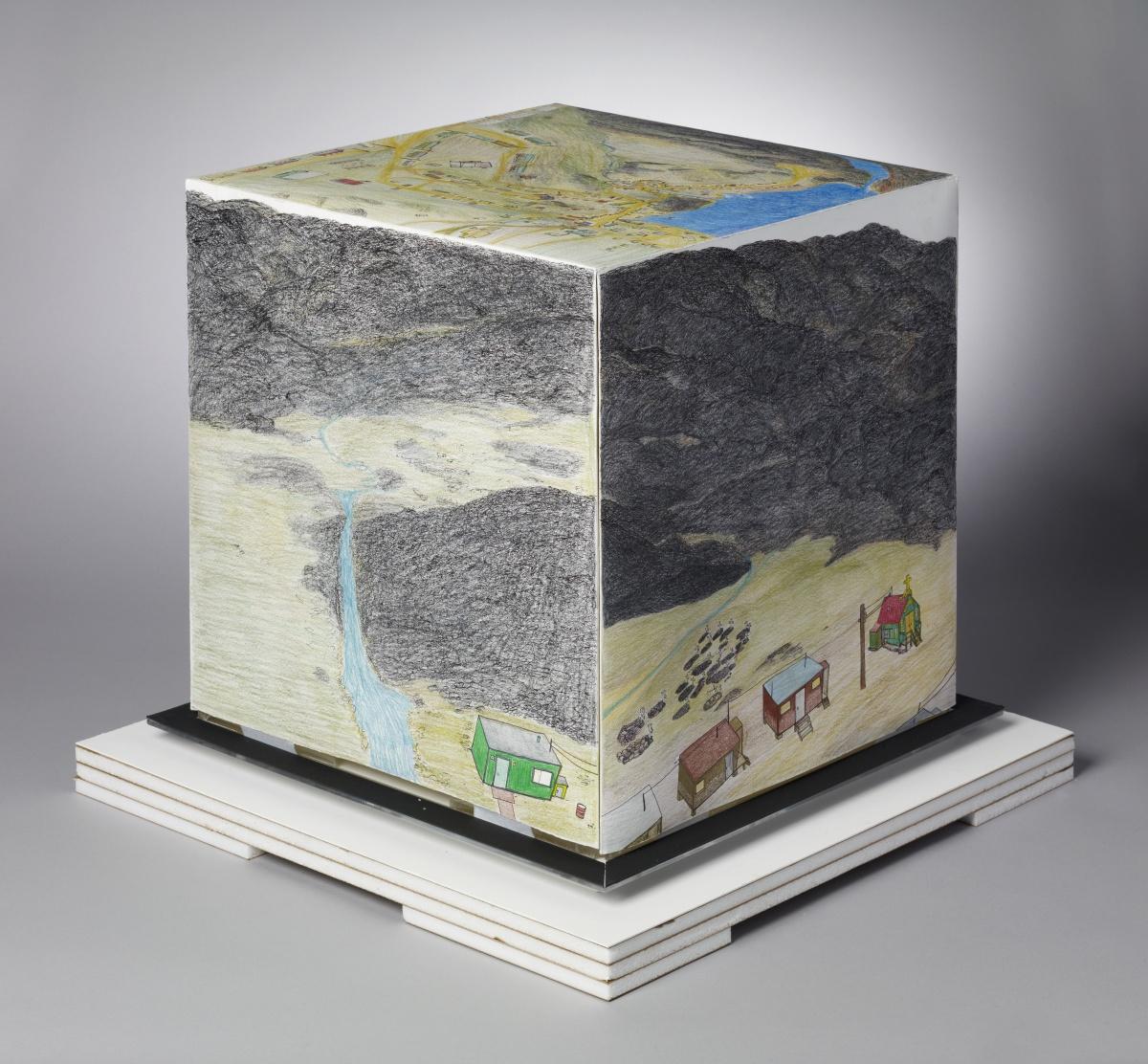 Shuvinai Ashoona, Composition (Cube)