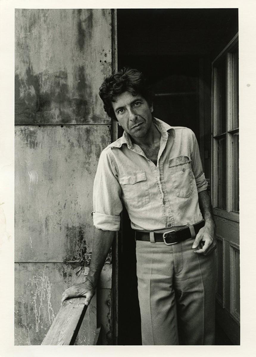 Sam Tata. Leonard Cohen, Montreal, 1973.