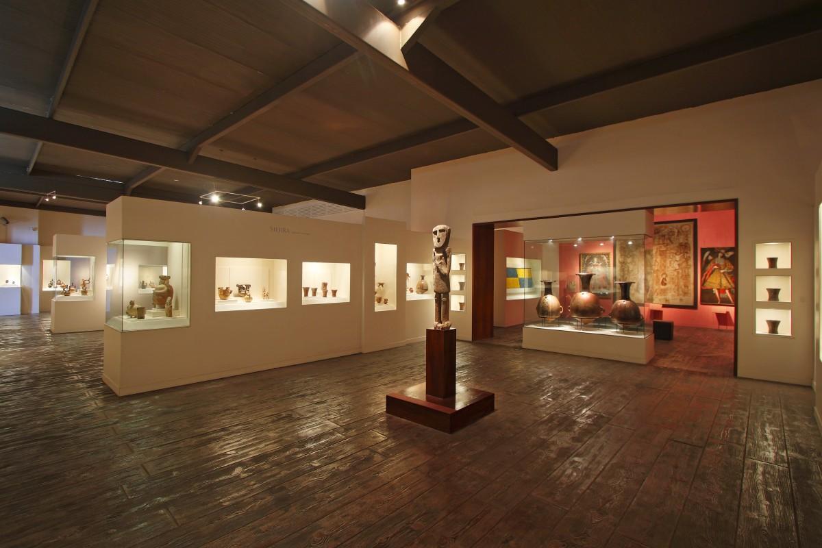 “Cultures of Ancient Peru” gallery, part of the Permanent Exhibition at Museo Larco