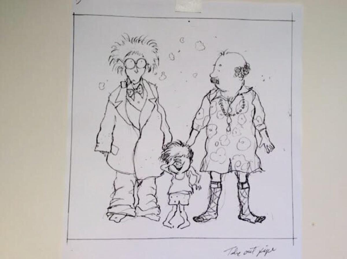 Thomas’ Snowsuit Sketch.