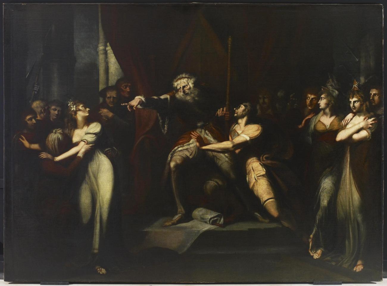 Henry Fuseli. Lear Banishing Cordelia