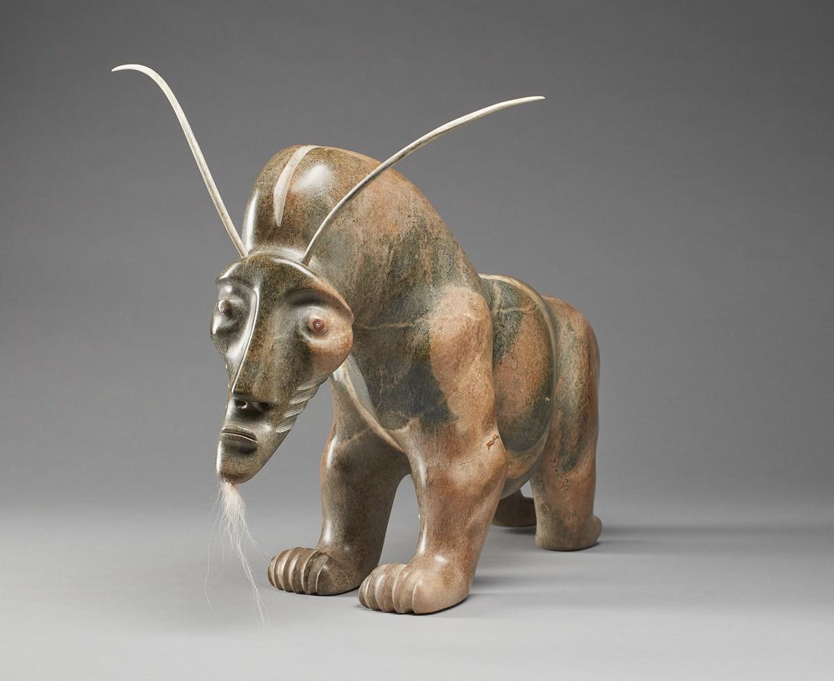 David Ruben Piqtoukun. Shaman Muskox Transformation, 2010.