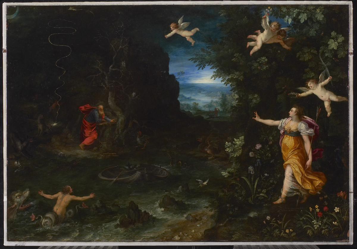 Jan Brueghel the Elder, Allegory of Life (“The Dream of Raphael”)