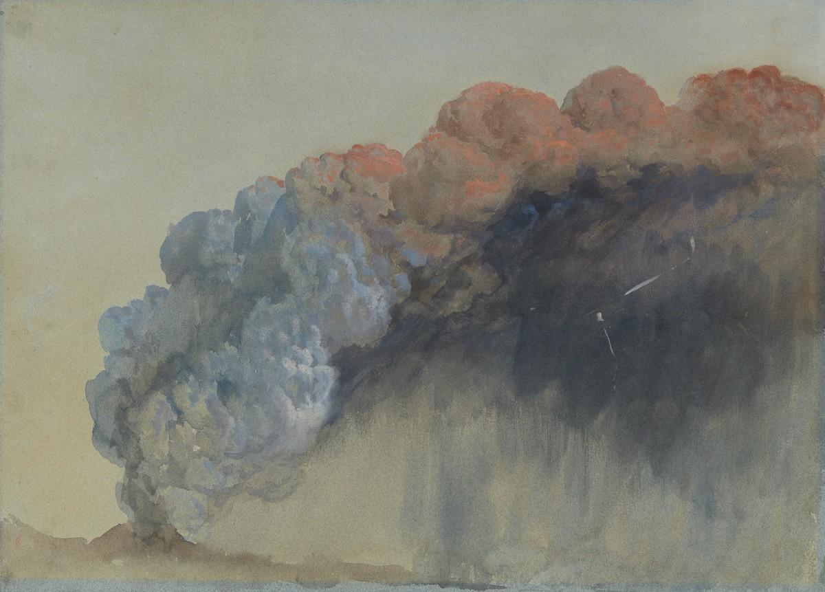 Clarkson Stanfield. The Eruption of Mount Vesuvius, New Year's Day, 1839