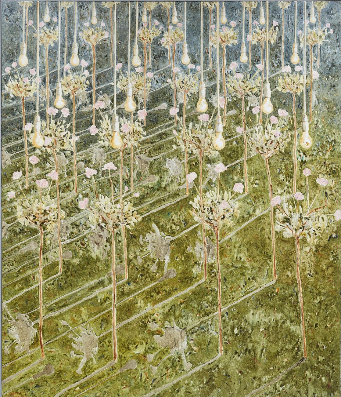 Gathie Falk. All over Rose Trees and Light Bulbs