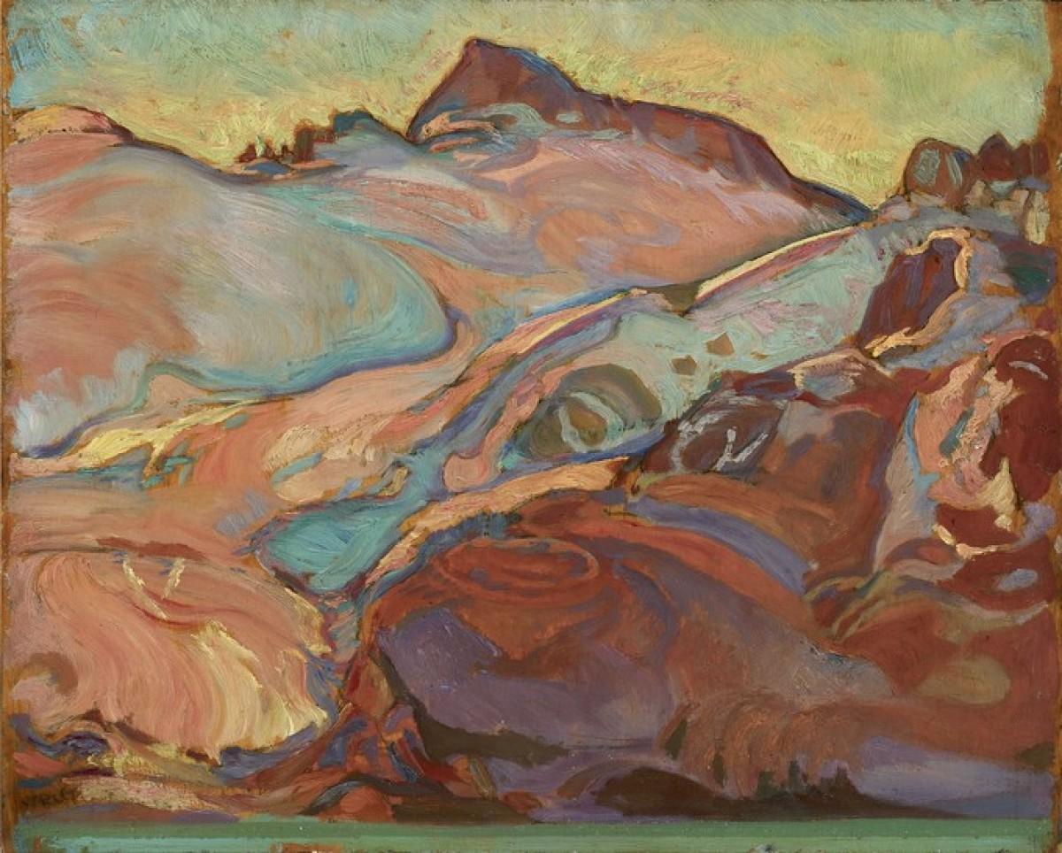 Frederick Horsman Varley. Sunrise, Sphinx Glacier, Garibaldi Park,