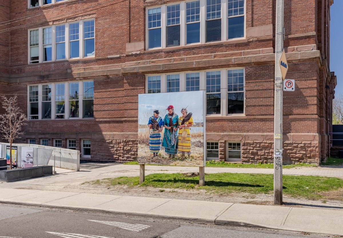 An image of a billboard from Scotiabank's 2023 CONTACT festival