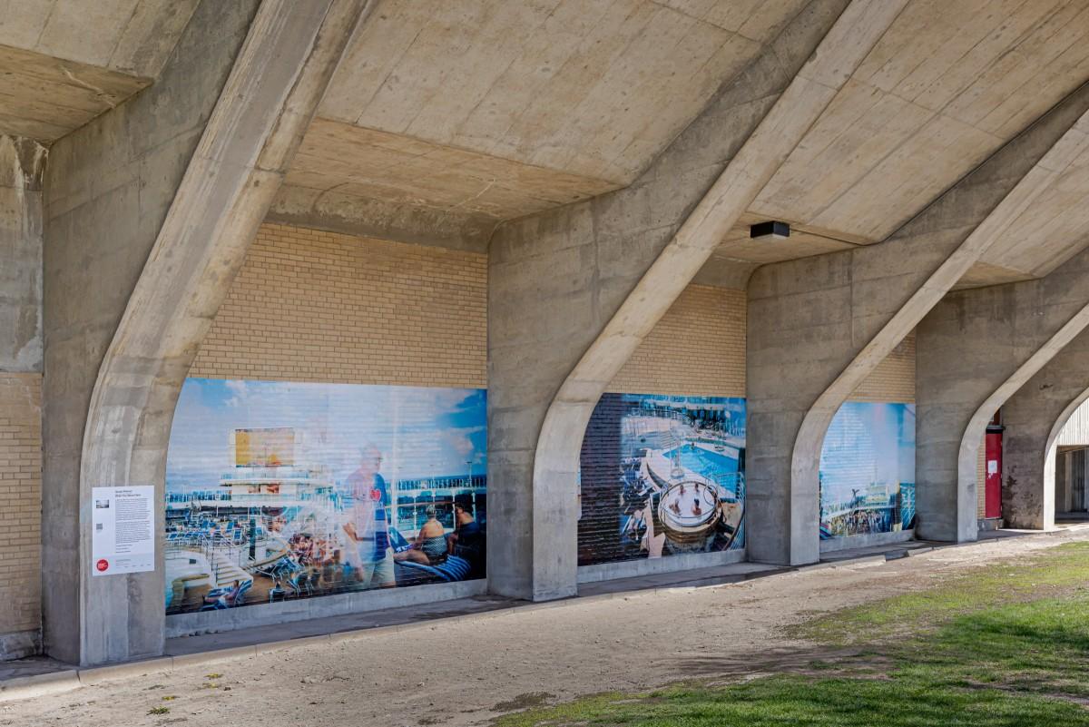 An image of a billboard from Scotiabank's 2023 CONTACT festival