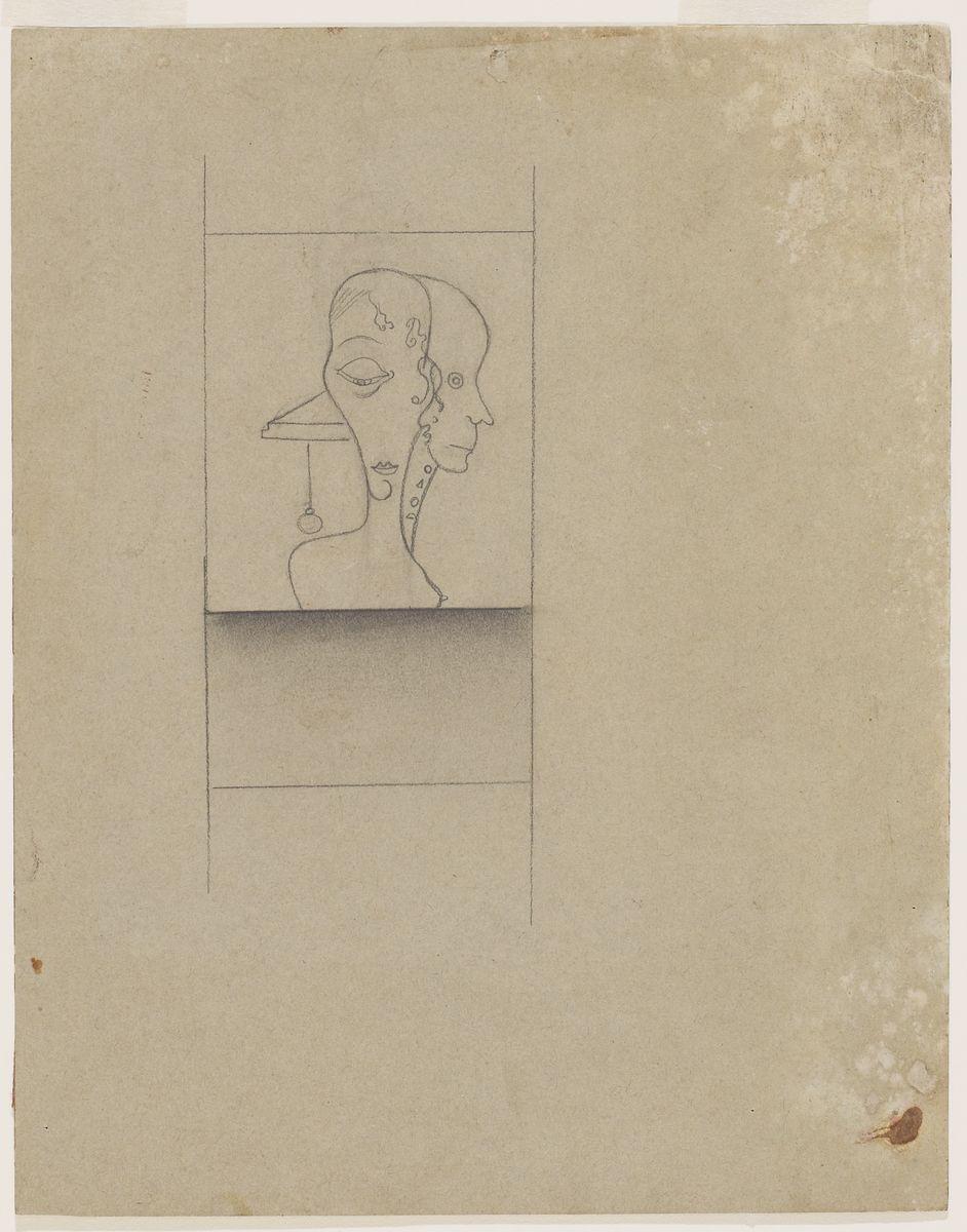 Angelika Hoerle. Doppelkopf