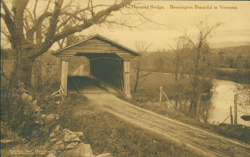 Postcard of The Haunted Bridge, c. 1915.