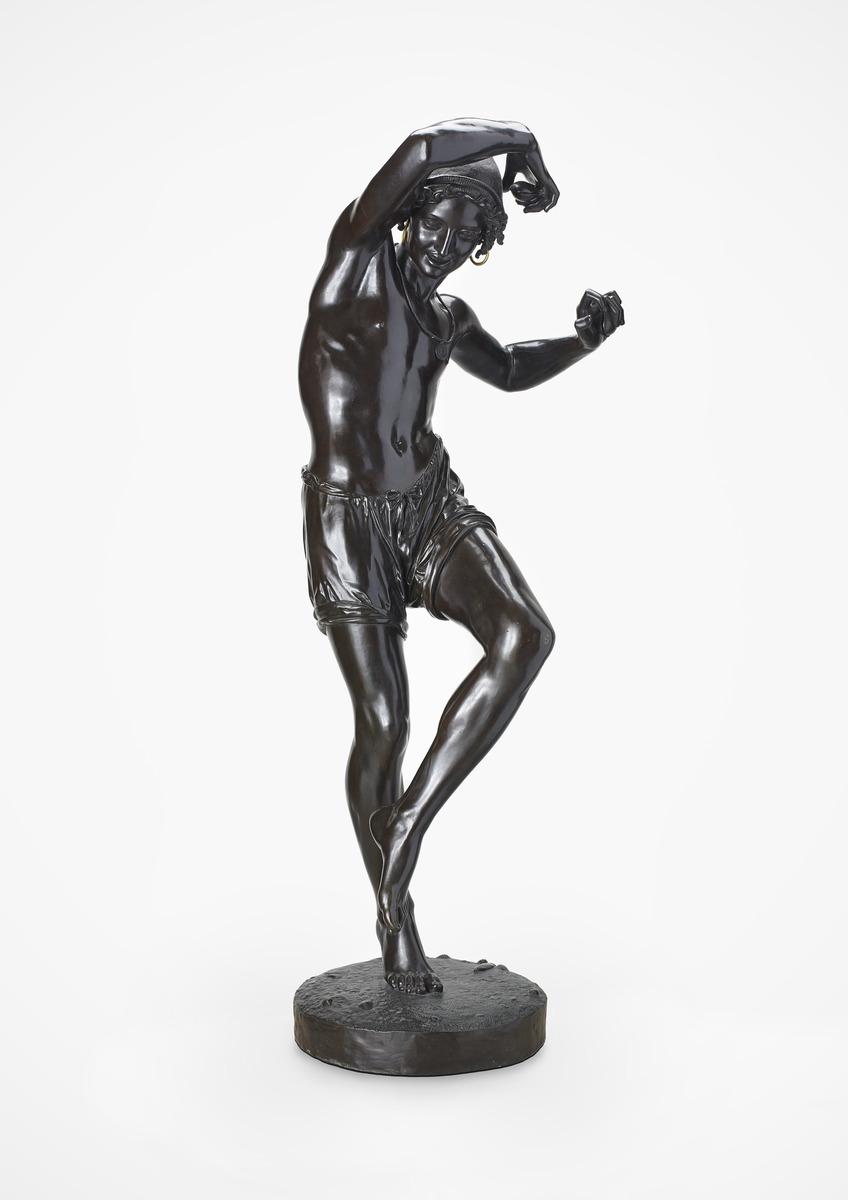 An image of Francisque-Joseph Duret's statue Fisher-boy Dancing the Tarantella.