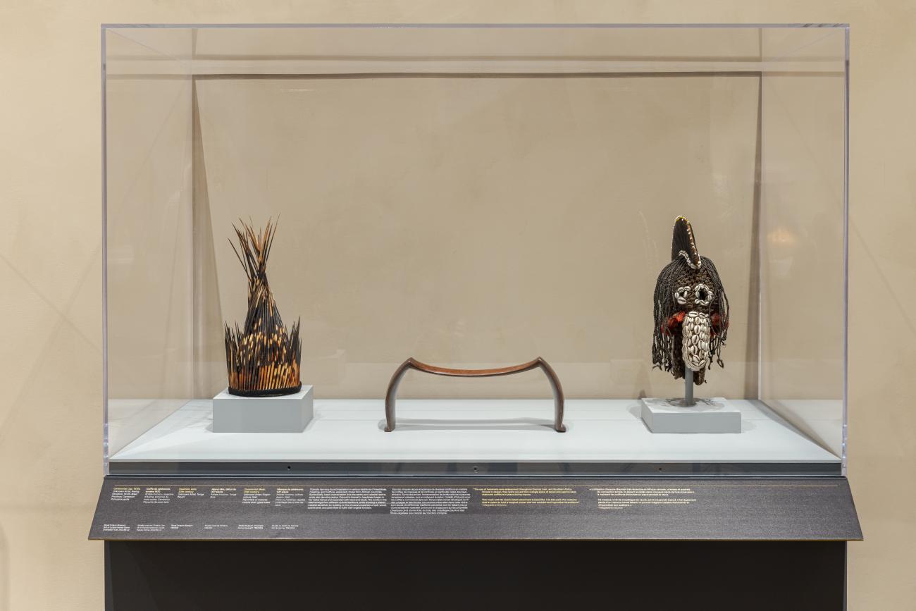 An installation photo of Magdalene Odundo: A Dialogue with Objects at the Gardiner Museum