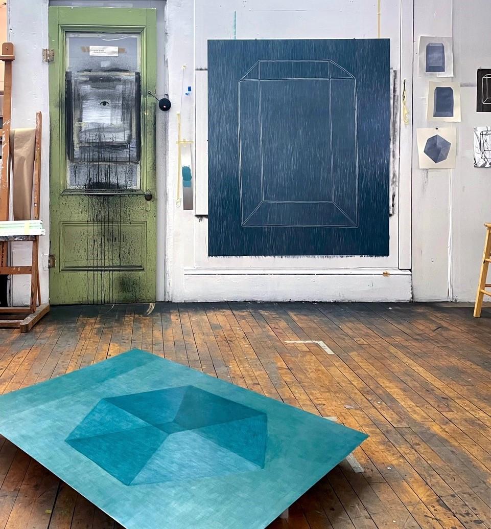 Jinny Yu’s studio. Image courtesy of the artist.