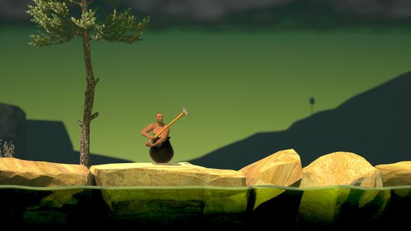 Still from Getting Over It With Bennett Foddy