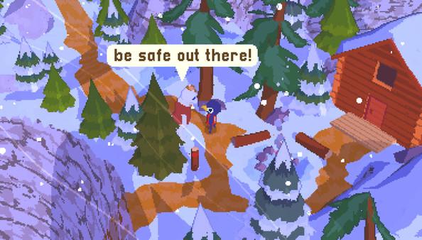 still from the animated video game A Short Hike