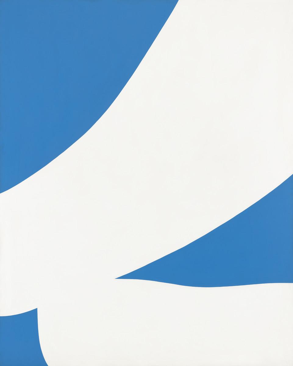 Blue and white paintings