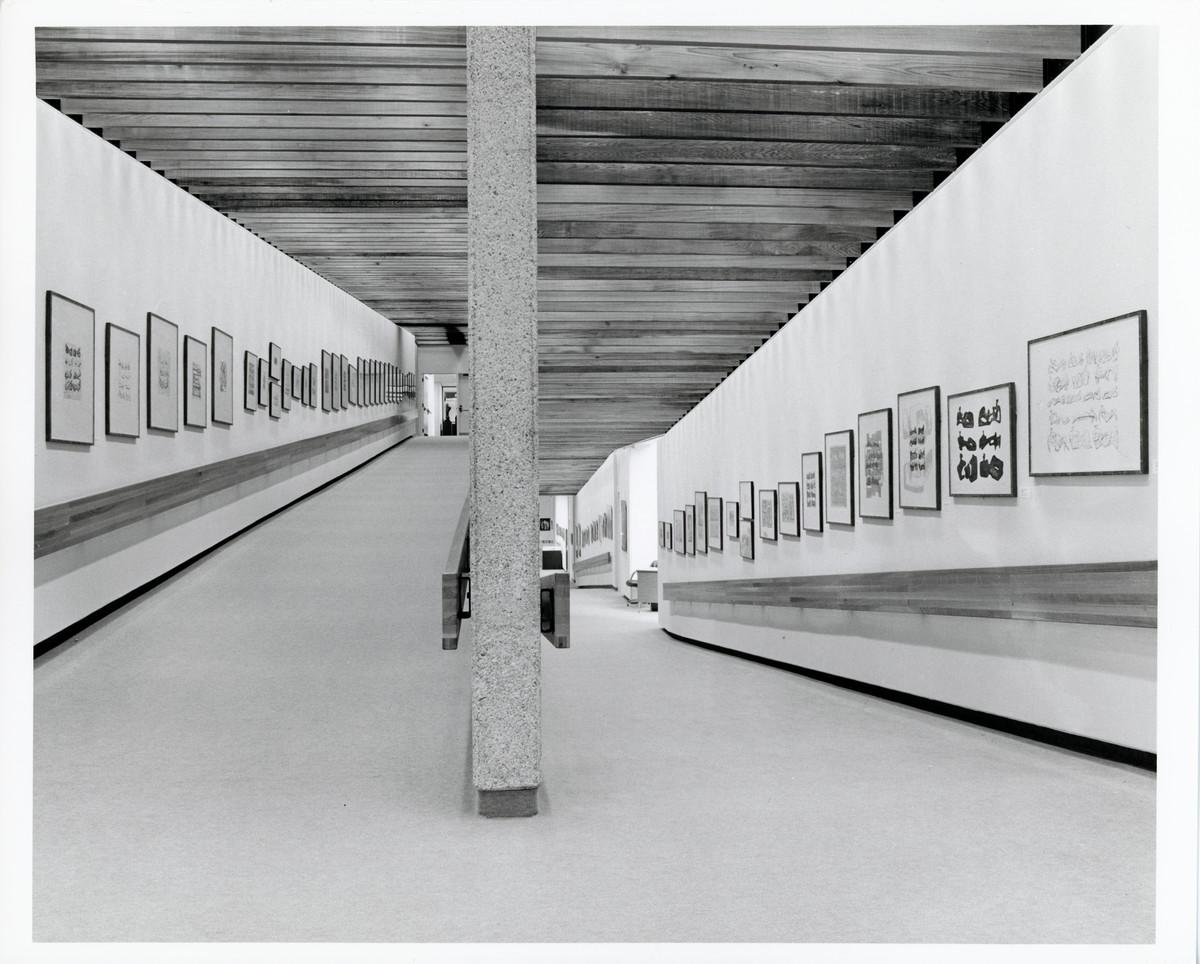 Henry Moore Sculpture Centre - Hallway, 1974.
