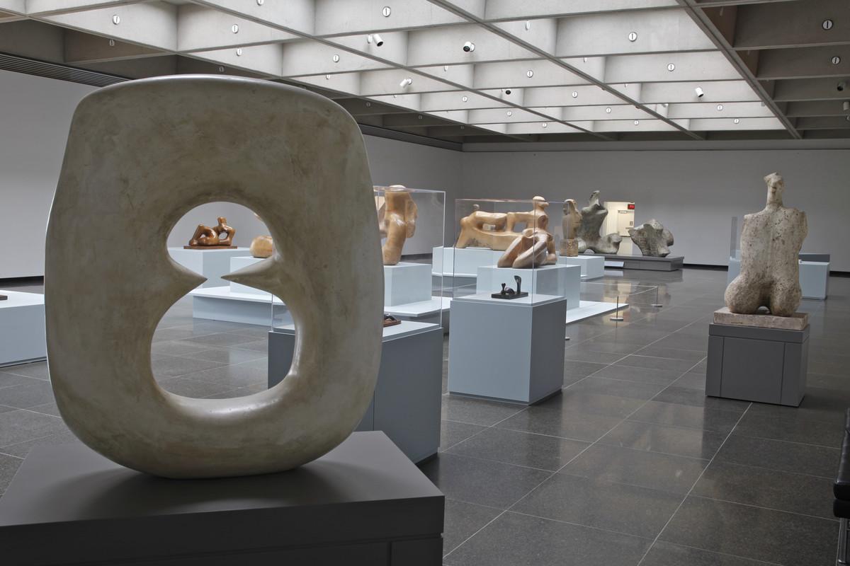 Installation view, The Shape of Anxiety: Henry Moore in the 1930s, October 23, 2010 – February 6, 2011. Henry Moore Sculpture Centre, Art Gallery of Ontario.