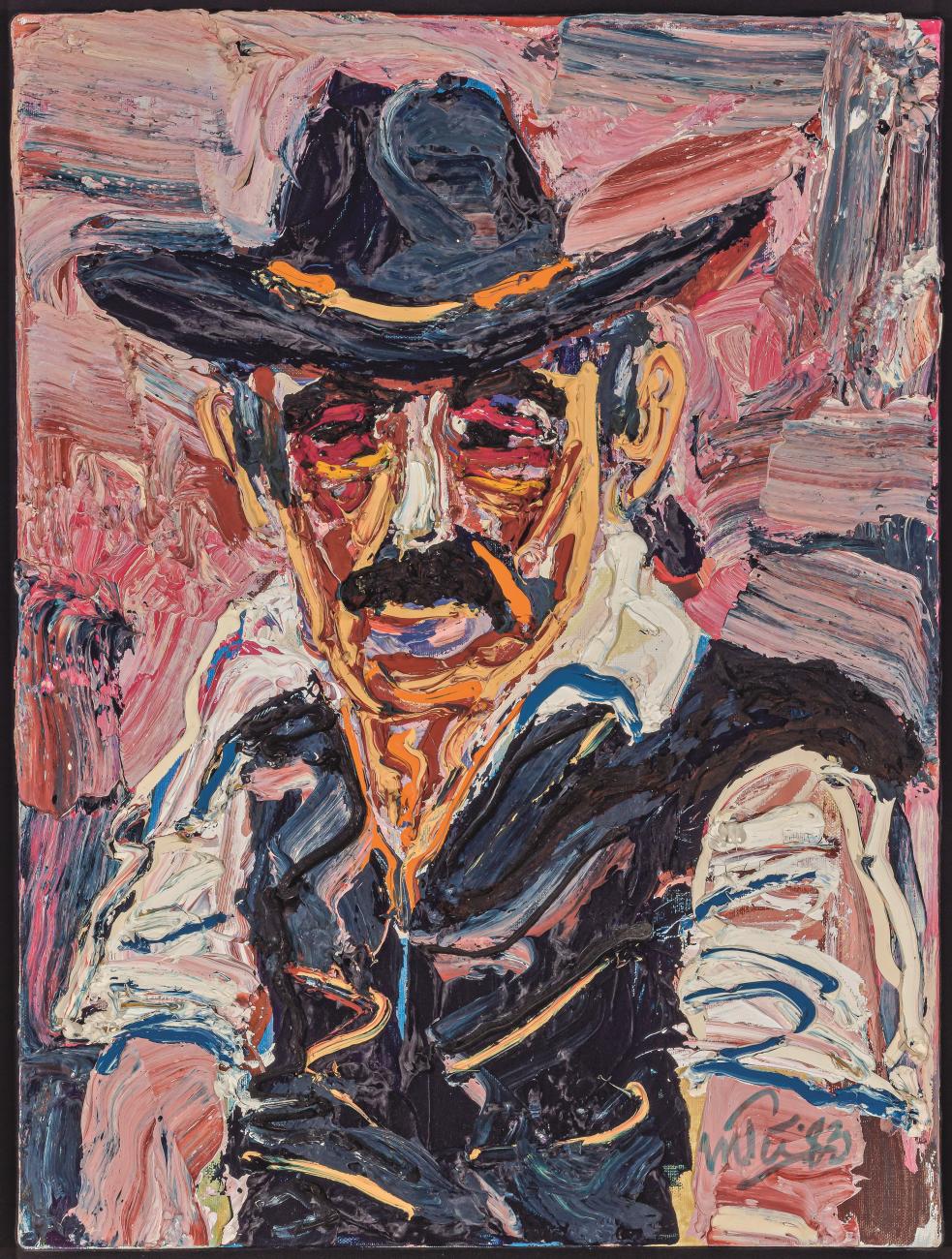 self portrait of middle aged man