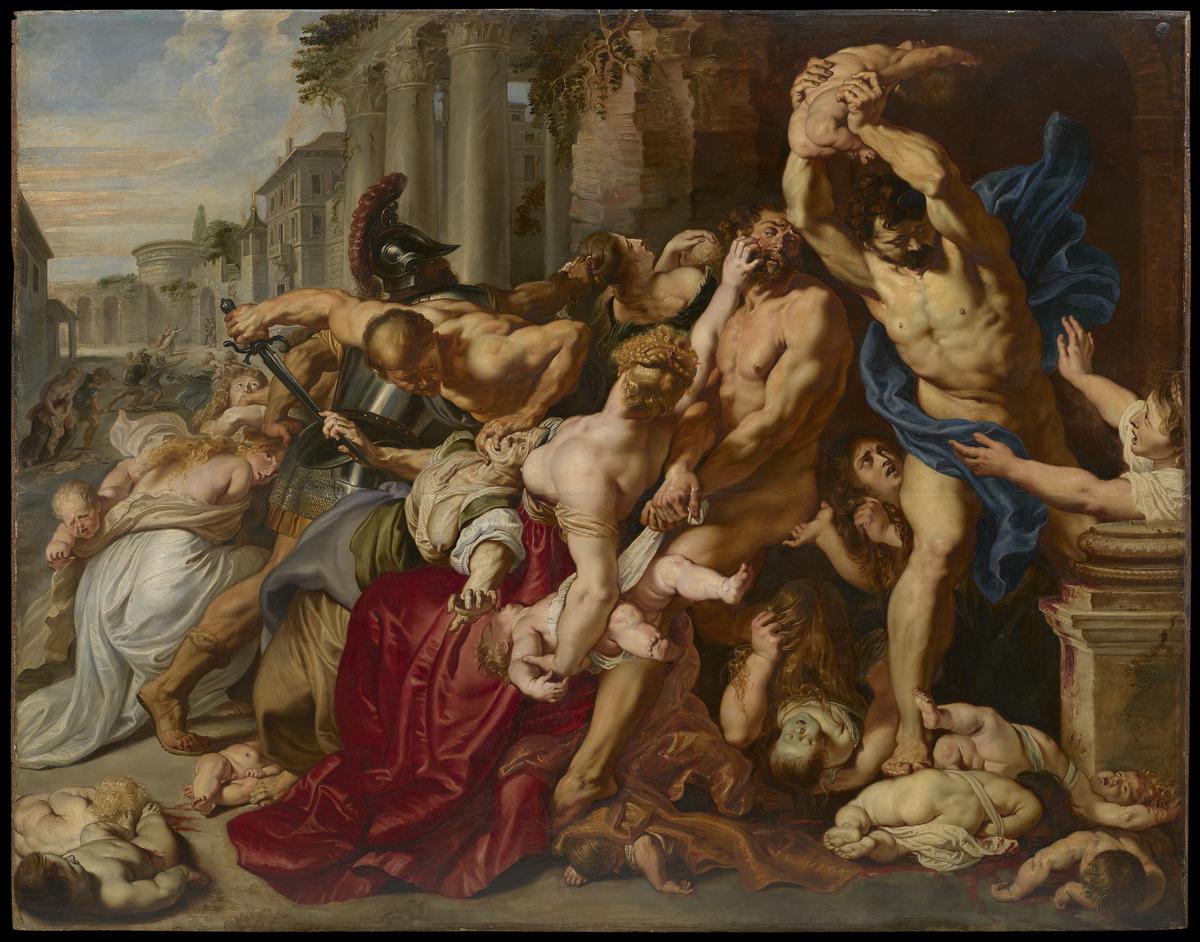 painting of a biblical story, Massacre of the Innocents