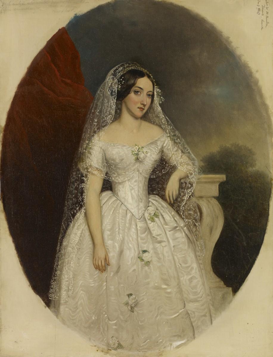 George Theodore Berthon. Portrait of Mrs. William Henry Boulton (Harriet), 1846.