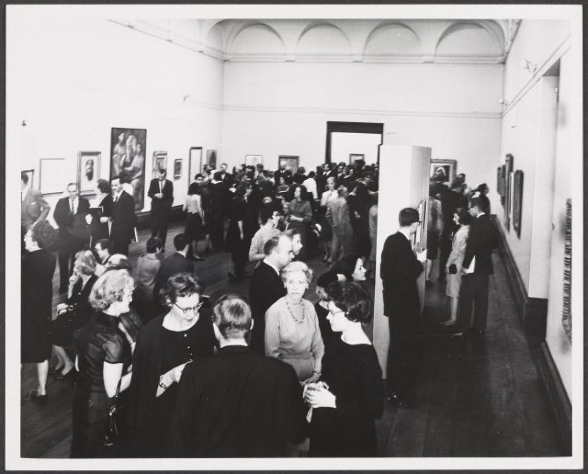 Picasso and Man, exhibition opening.